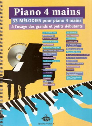Piano 4 Mains 8 Chansons Francaises CD